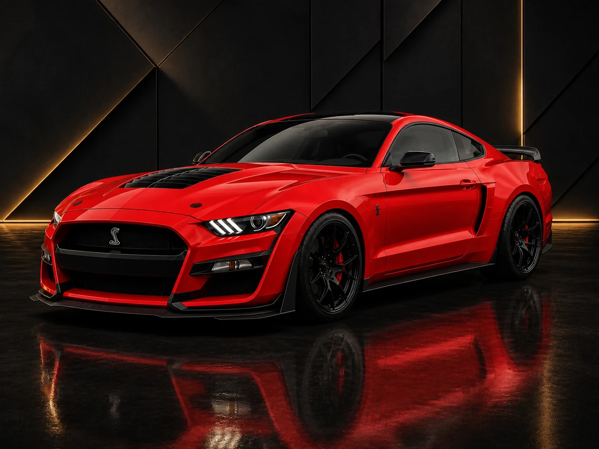 Ford Mustang 租賃車款 45度完整車身