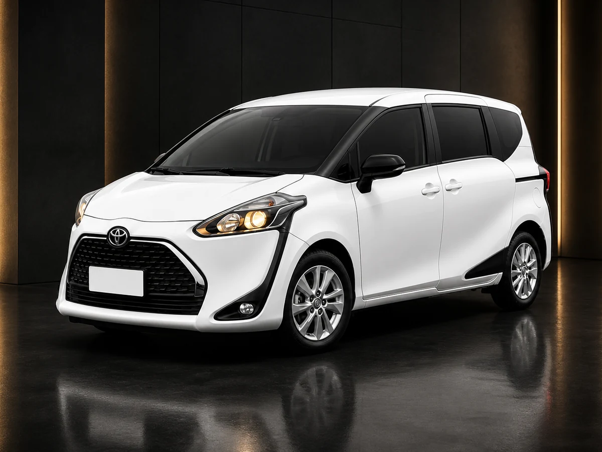 Toyota Sienta 租賃車款 45度完整車身